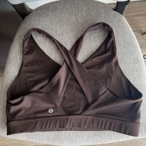 Lululemon envital sports bra espresso
